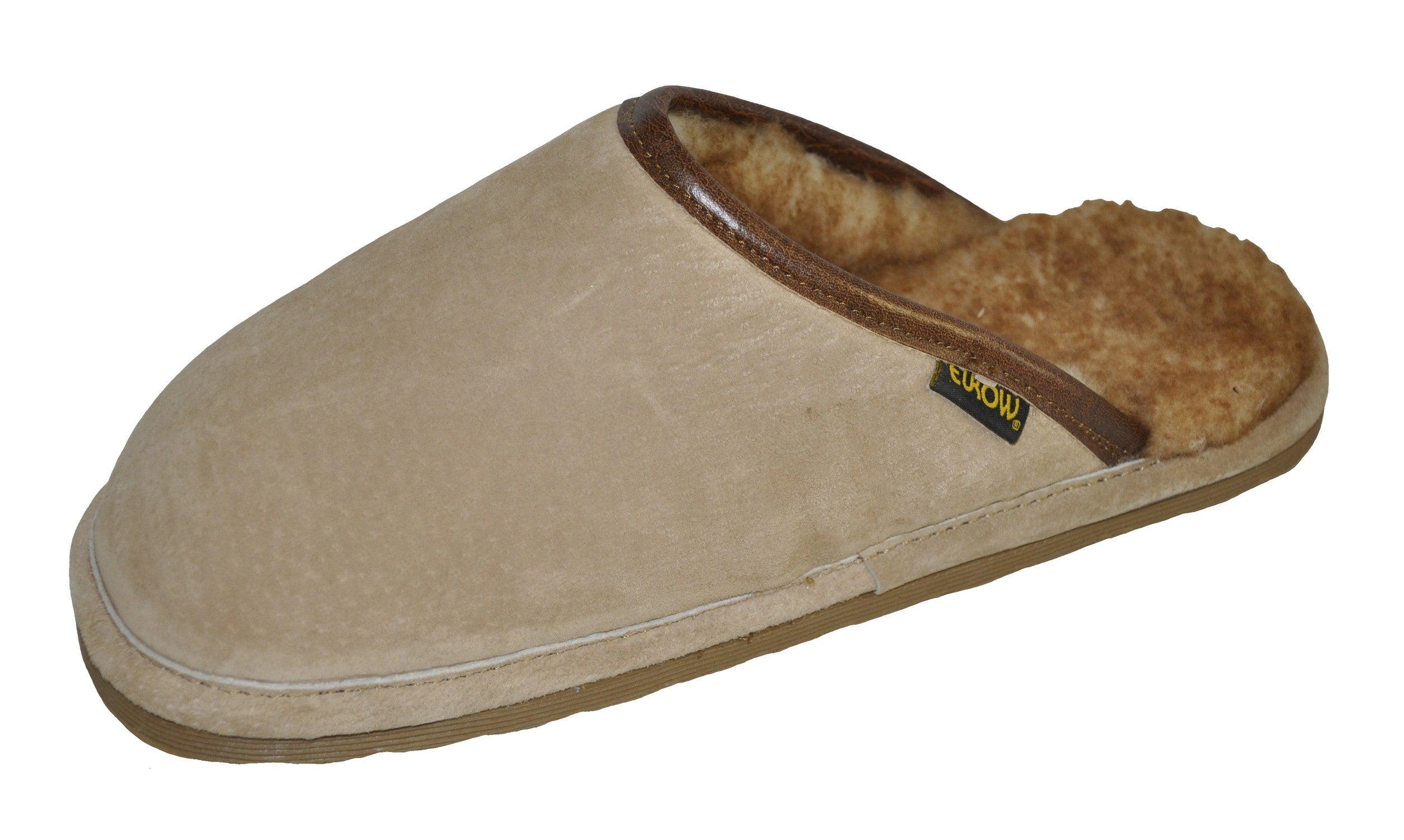 mens suede slippers with hard soles