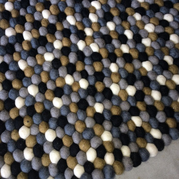 felt ball rug custom made