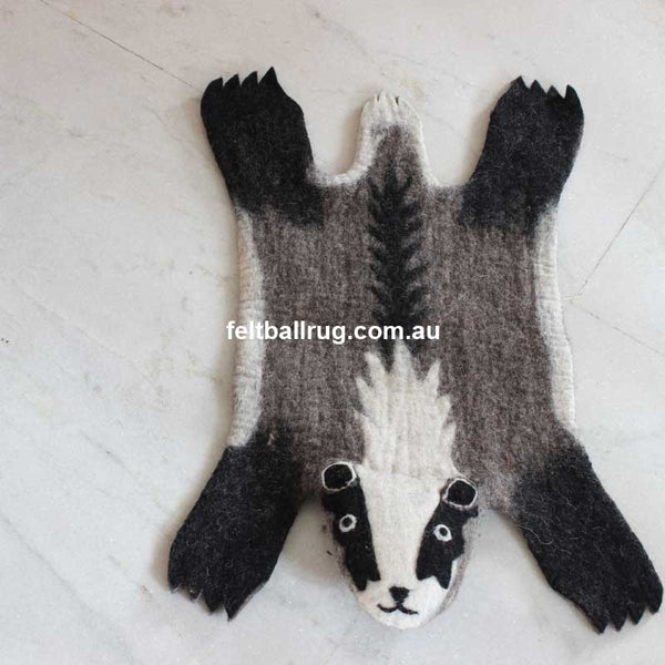 felt rug badger