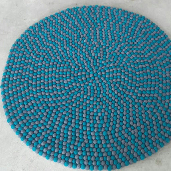 felt ball rug custom