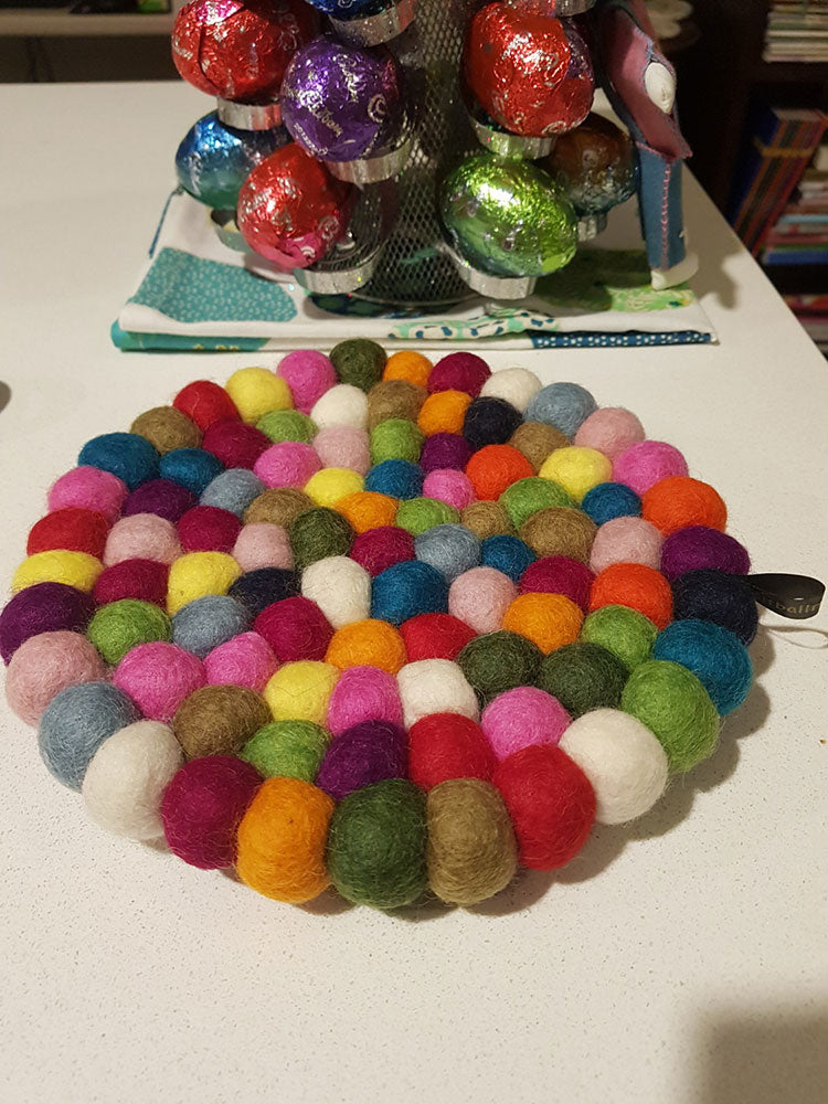  felt ball rug review