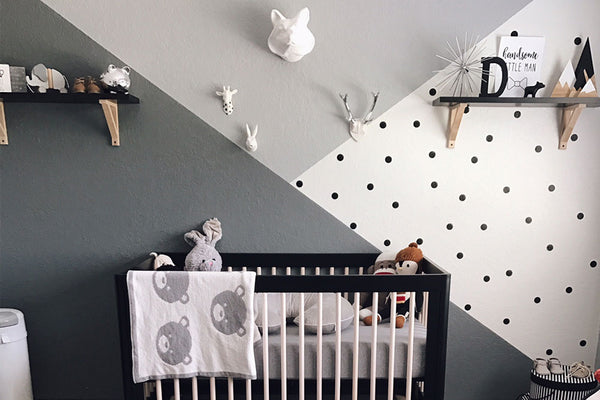 monochrome nursery design trend 2019