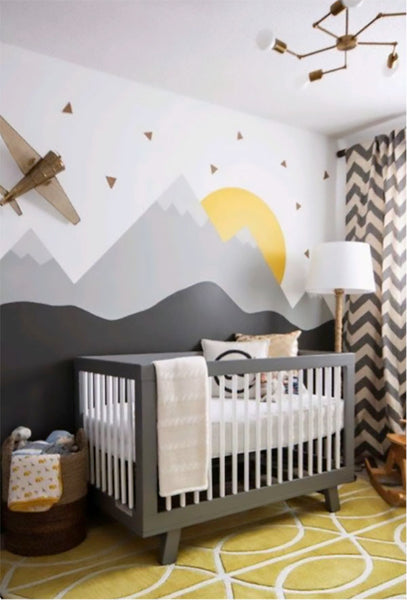 boys nursery design wall art