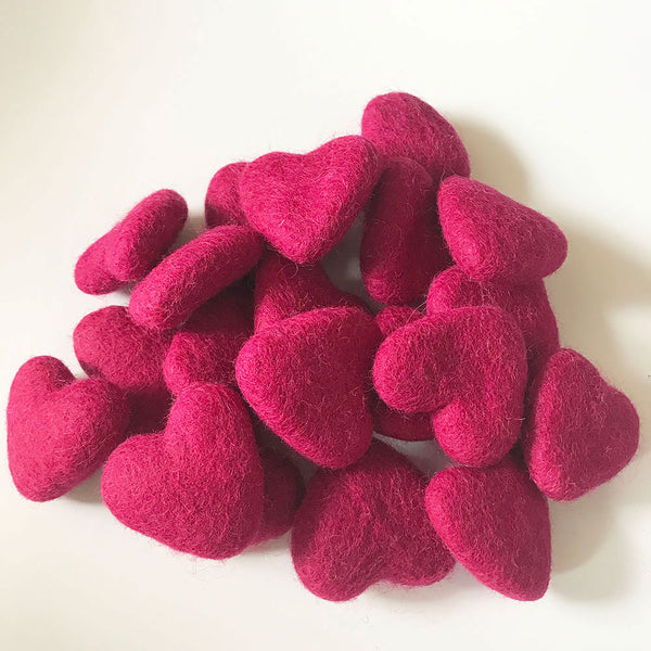 Felt Hearts Assorted Colors - Must Have Item For Your DIY Project