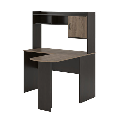 L Shaped Computer Corner Home Office Desk With Hutch Vick S