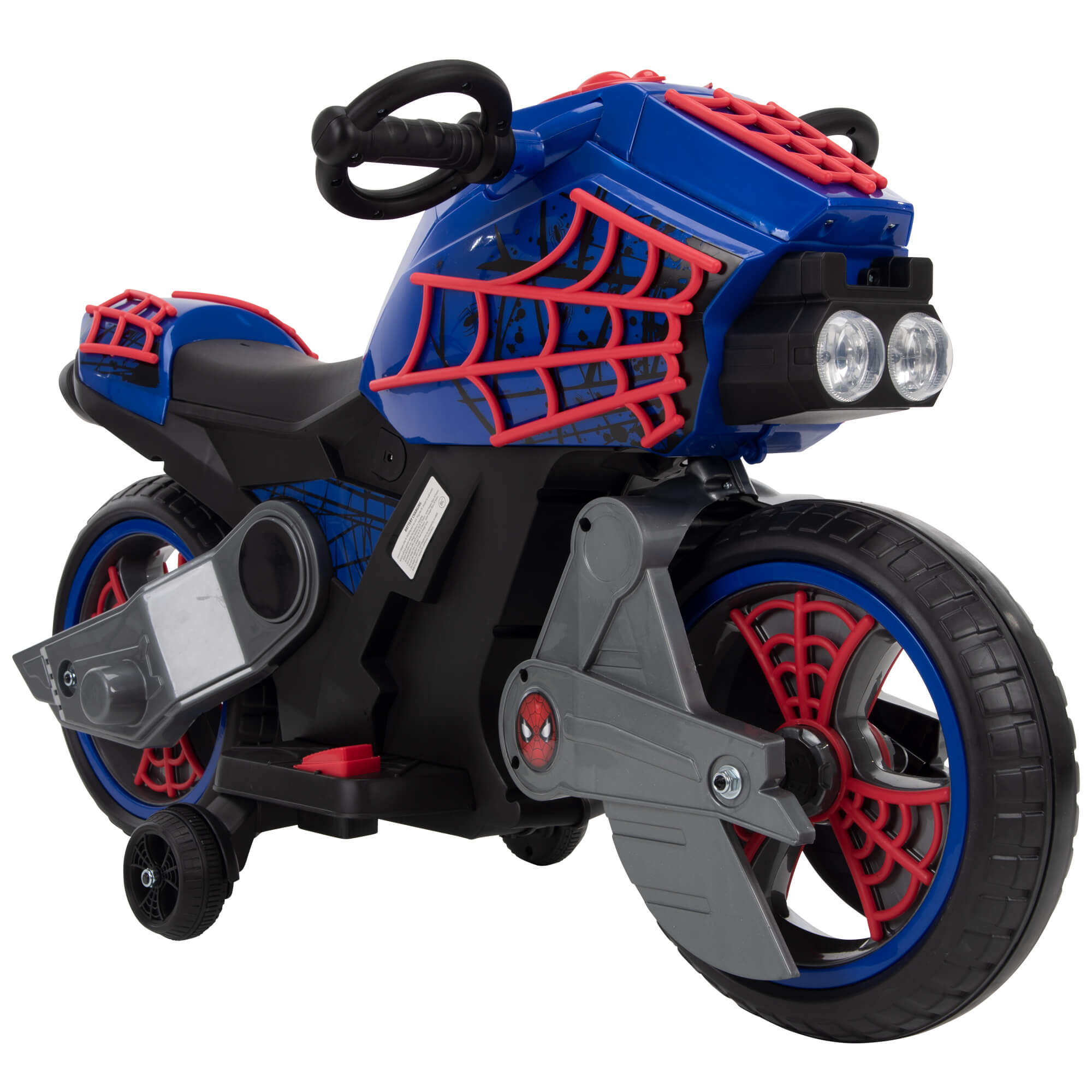 spiderman riding car