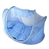 Portable Travel Baby Crib With Mosquito Net Padded ...