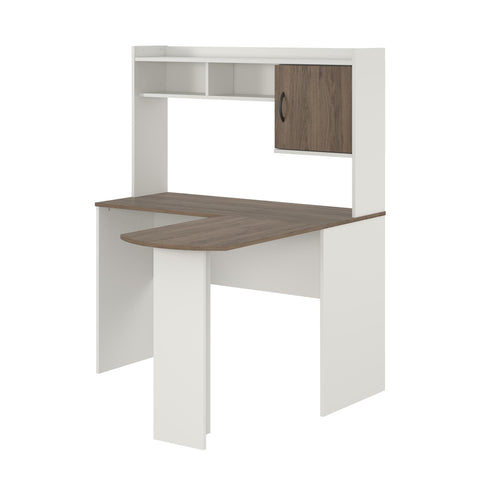 L Shaped Computer Corner Home Office Desk With Hutch Vick S