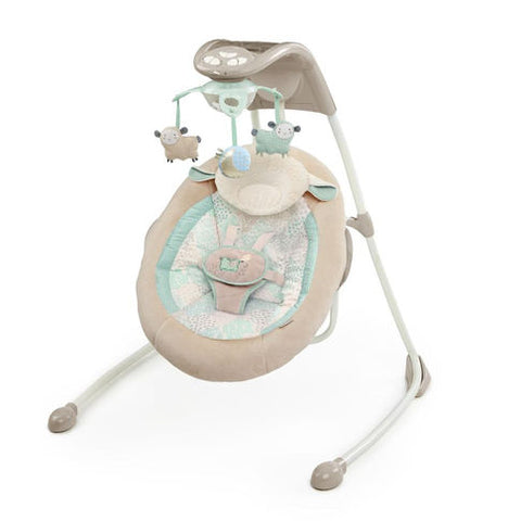 New Newborn Baby Cradle Musical Swing With Night Light N Smart Technology