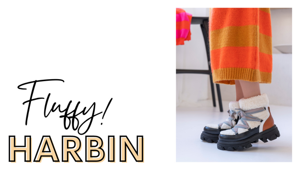 Harbin teddy bikerboots DWRS label