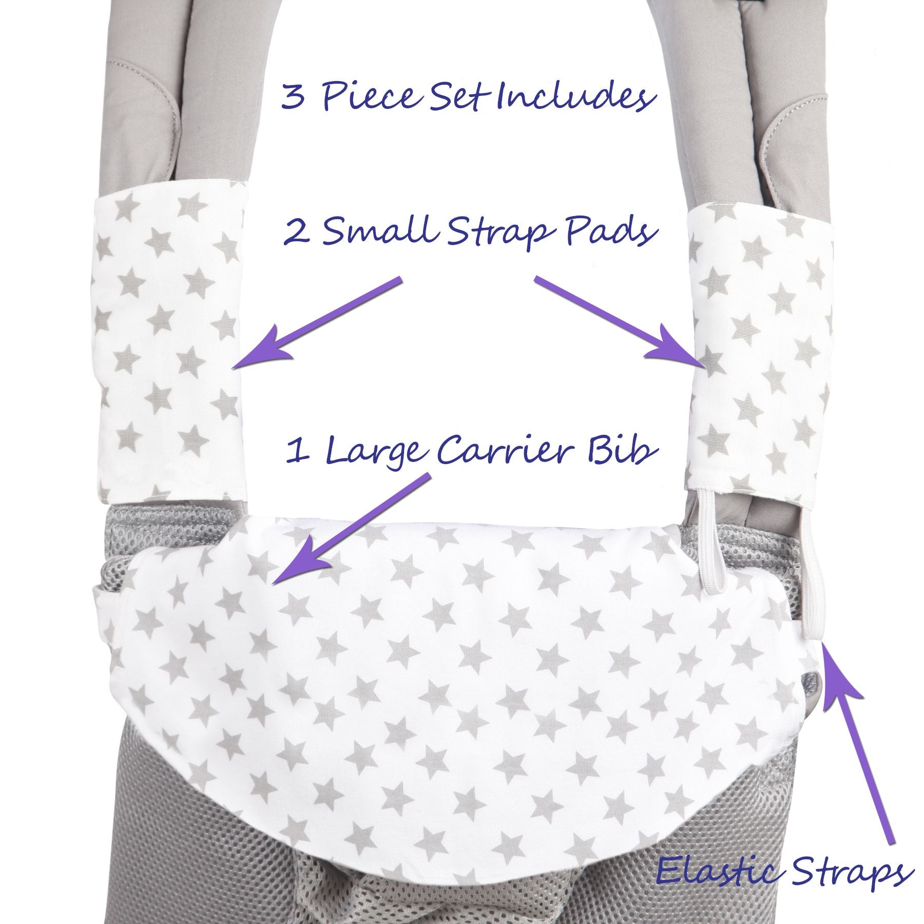 lillebaby drool pads and bib