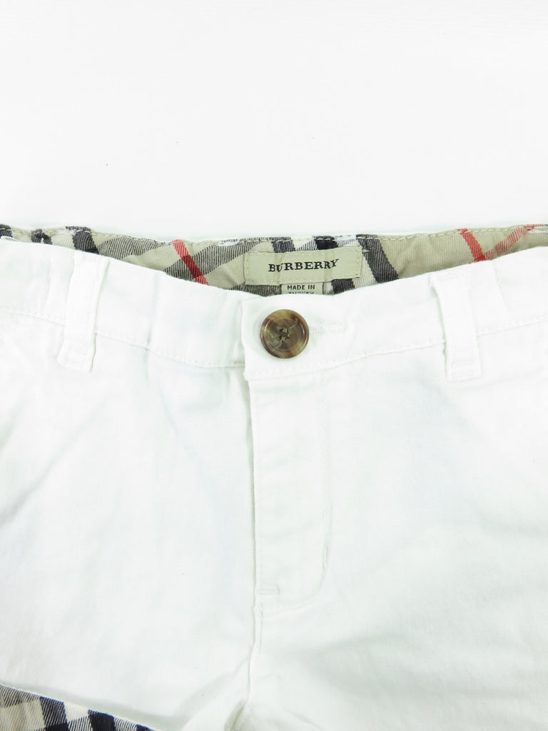 burberry shorts kids white