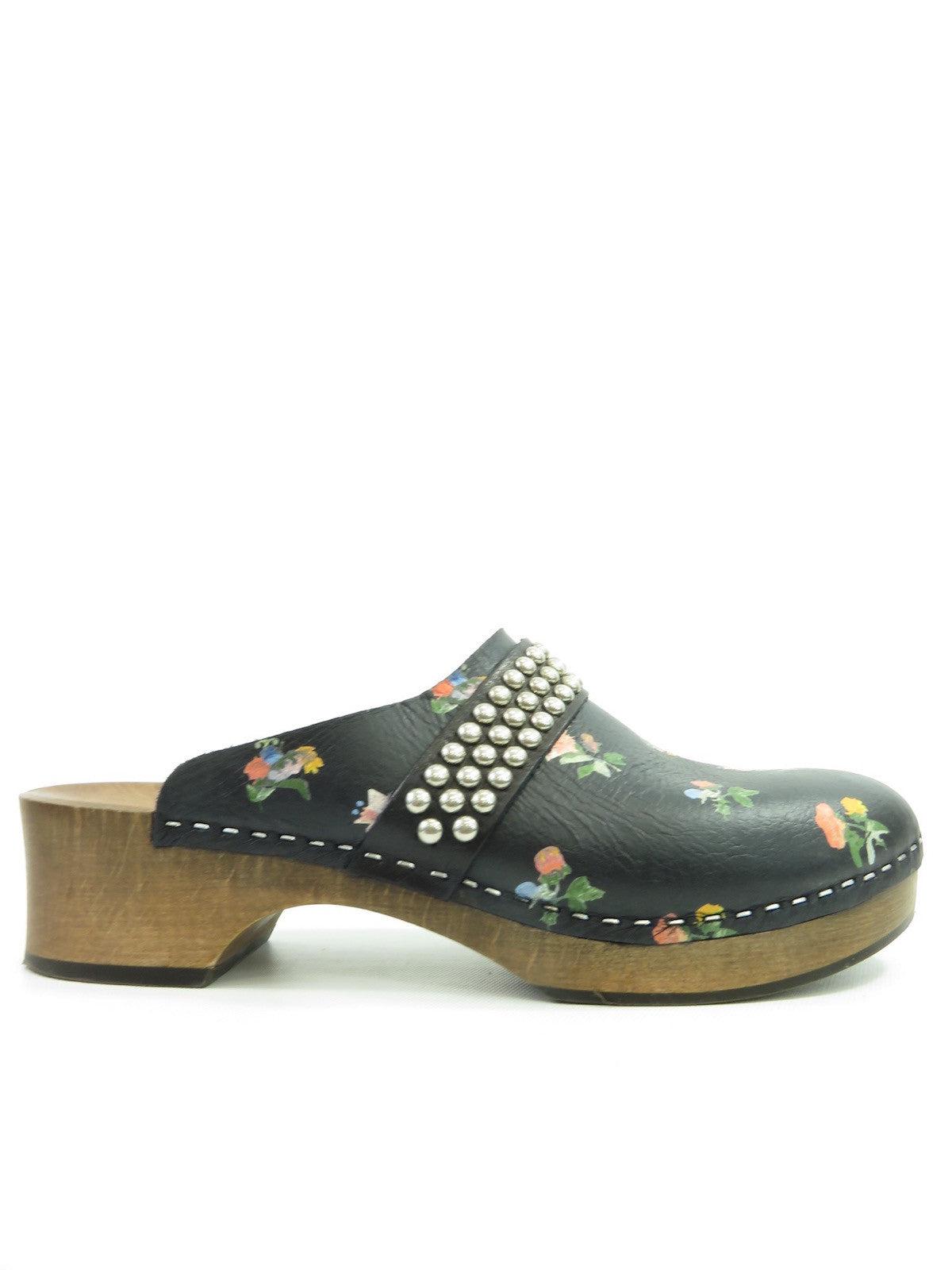 swedish peep toe clogs