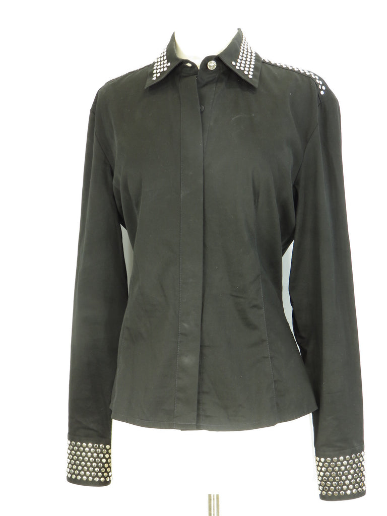 versace shirt womens grey