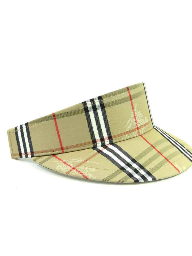 burberry print hat