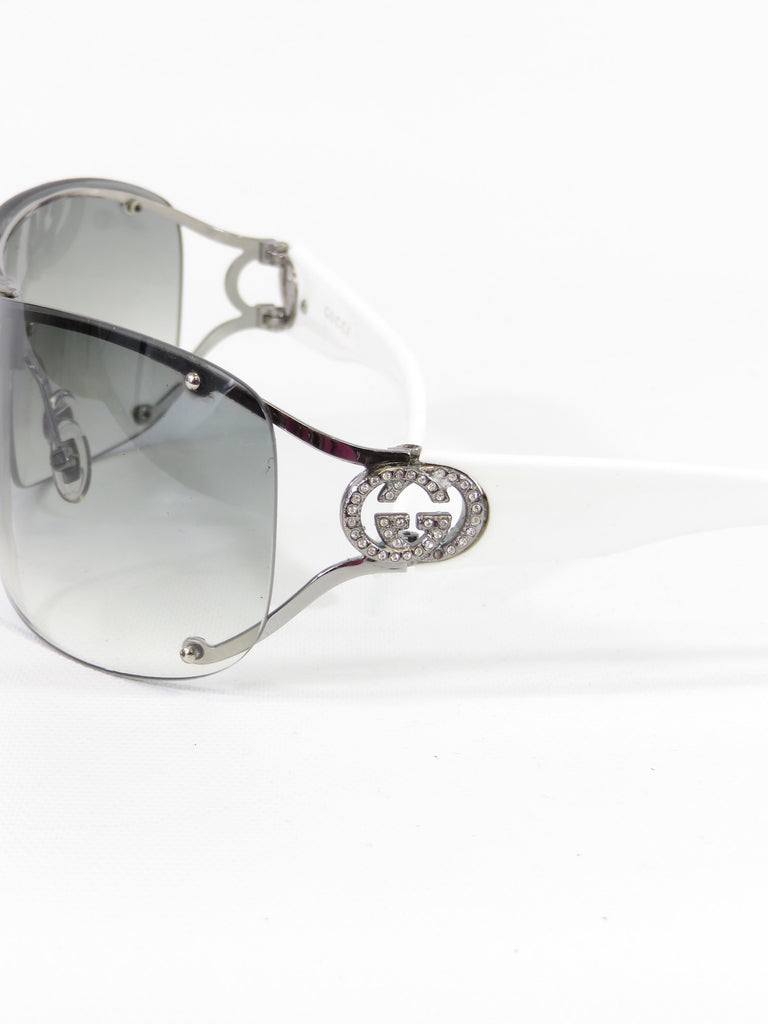 white gucci sunglasses womens