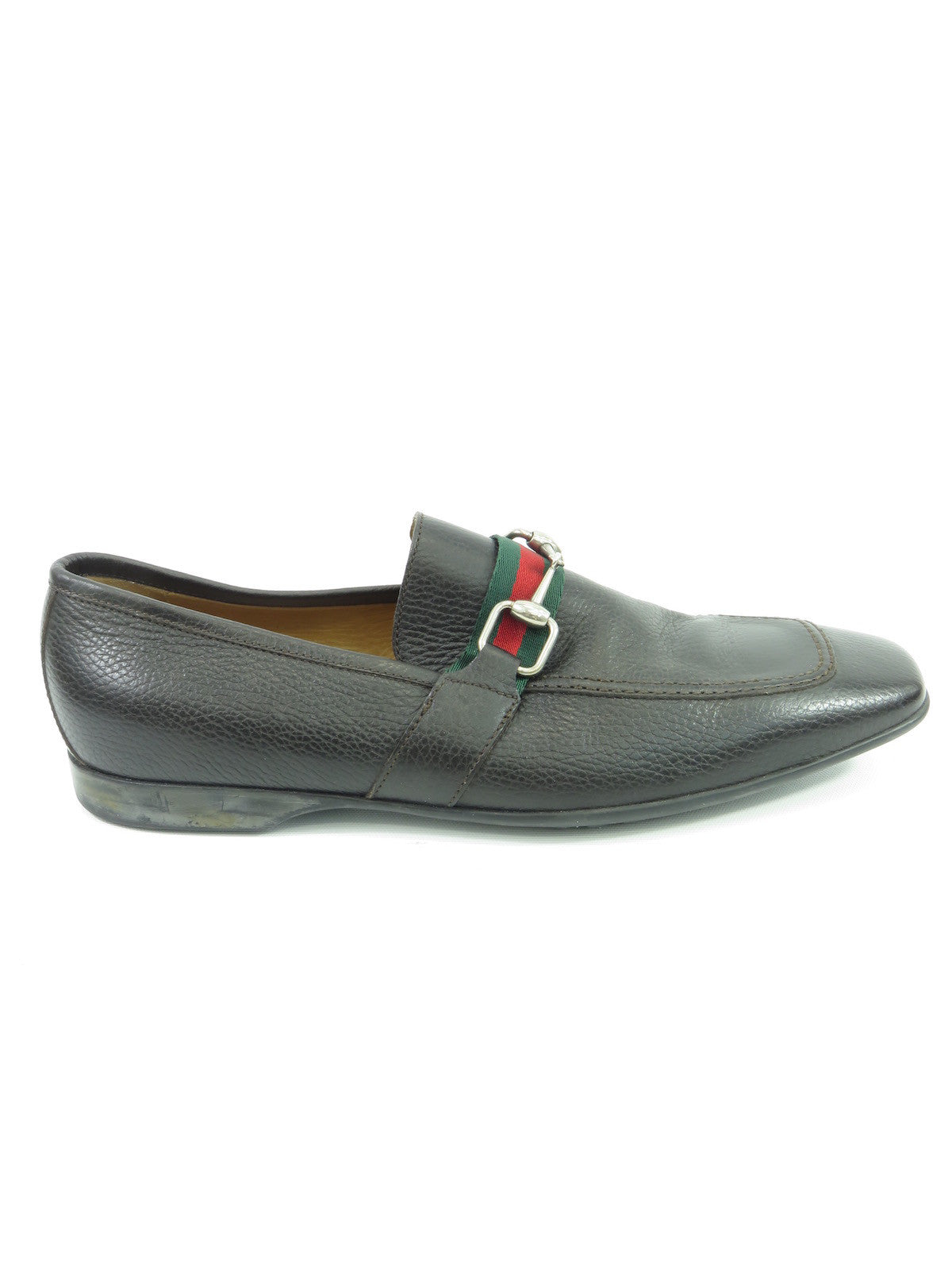 gucci loafers green and red