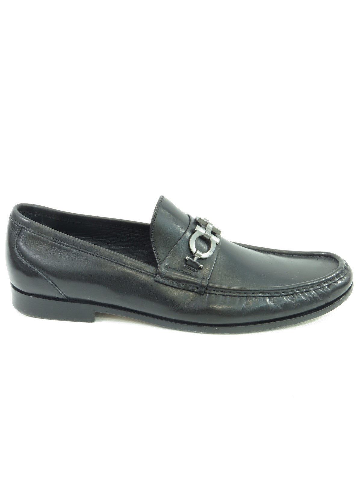 loafers with silver buckle