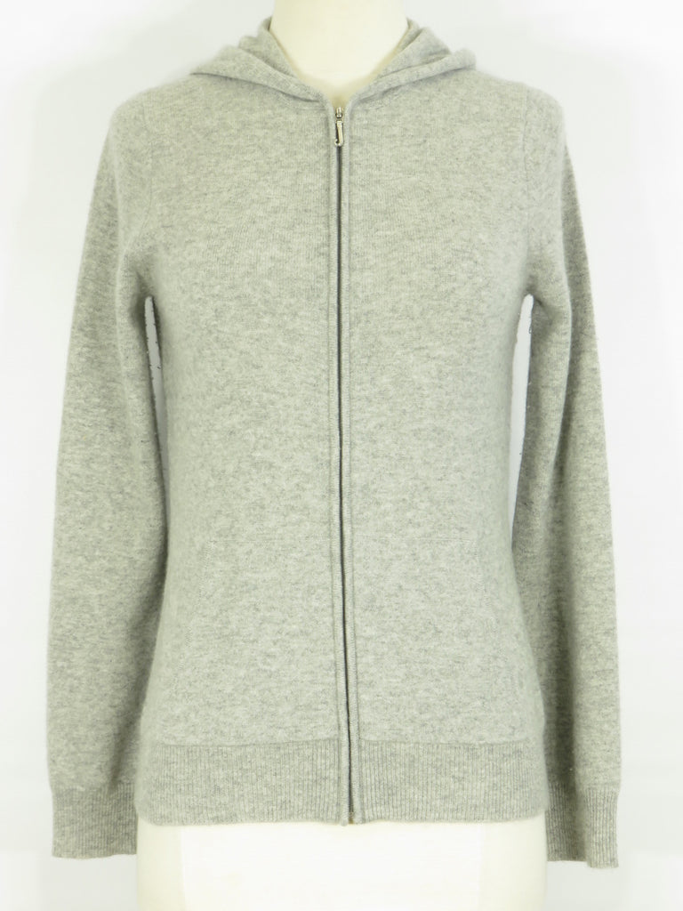 womens zip up cashmere hoodie