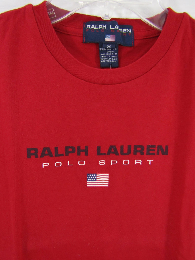 red sports t shirt