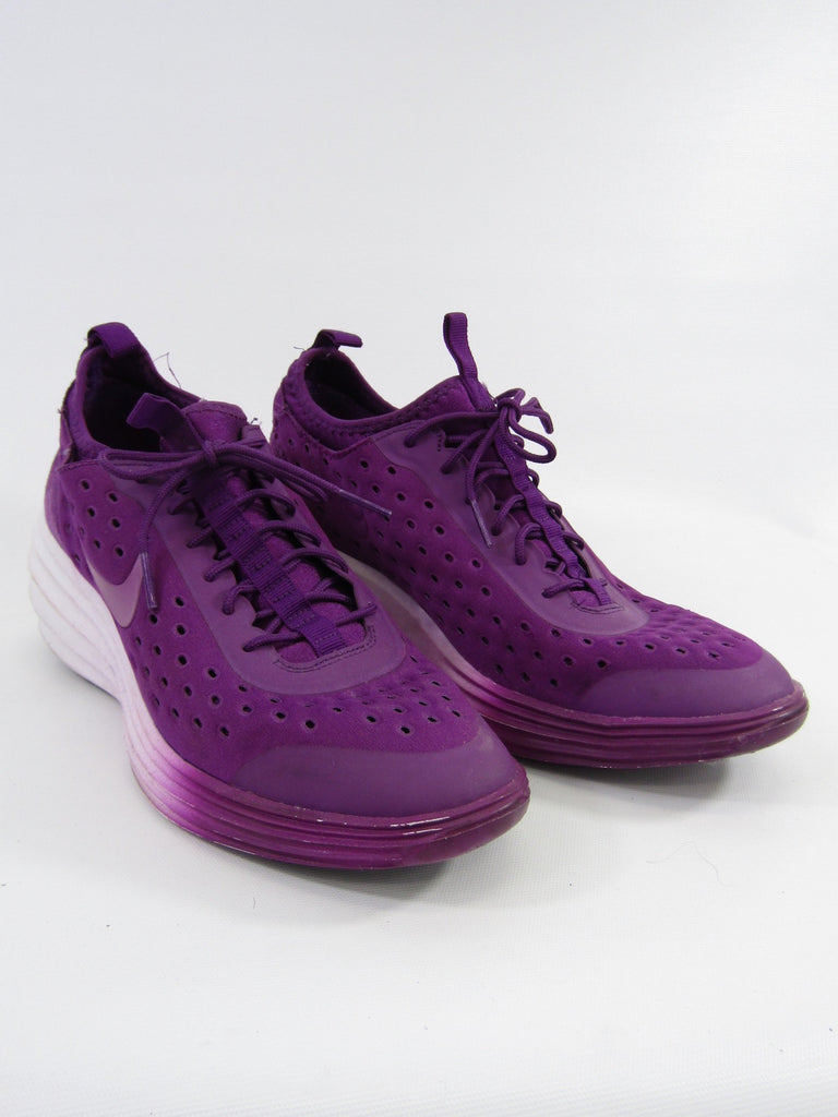 purple nike wedge sneakers