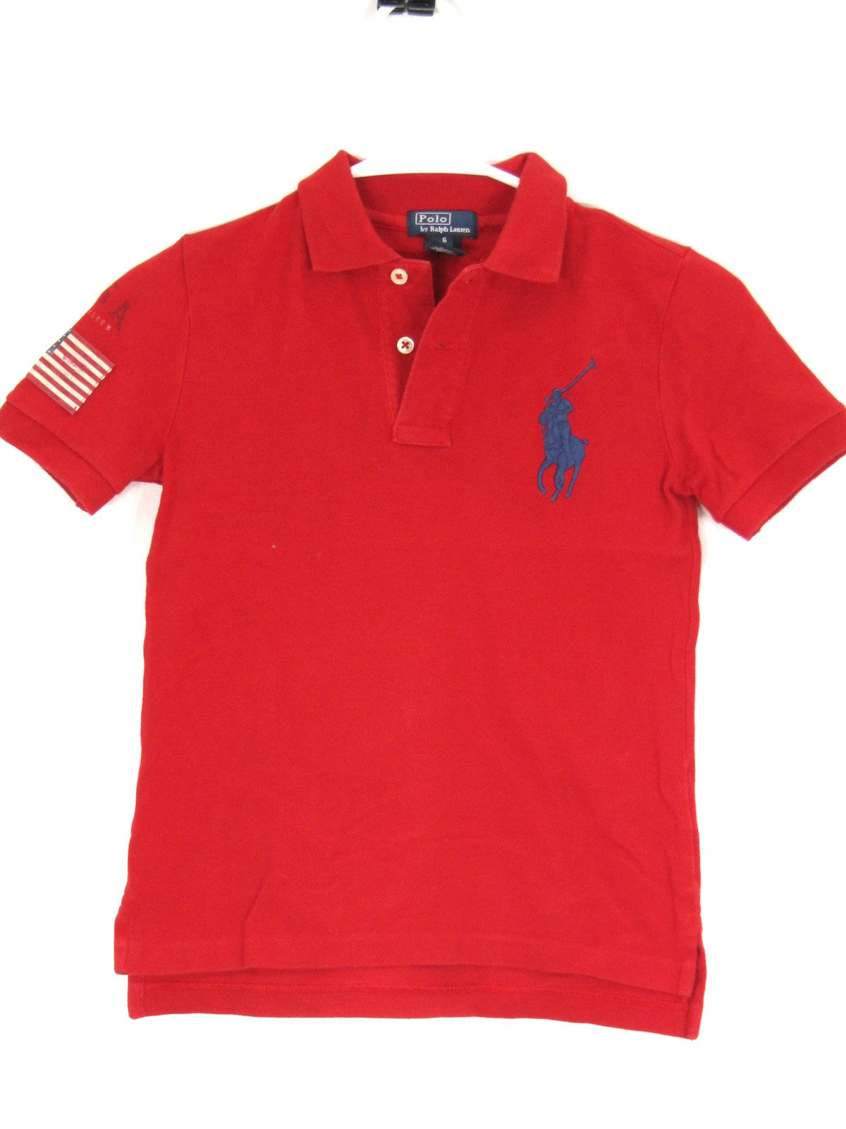white ralph lauren polo shirt with red horse