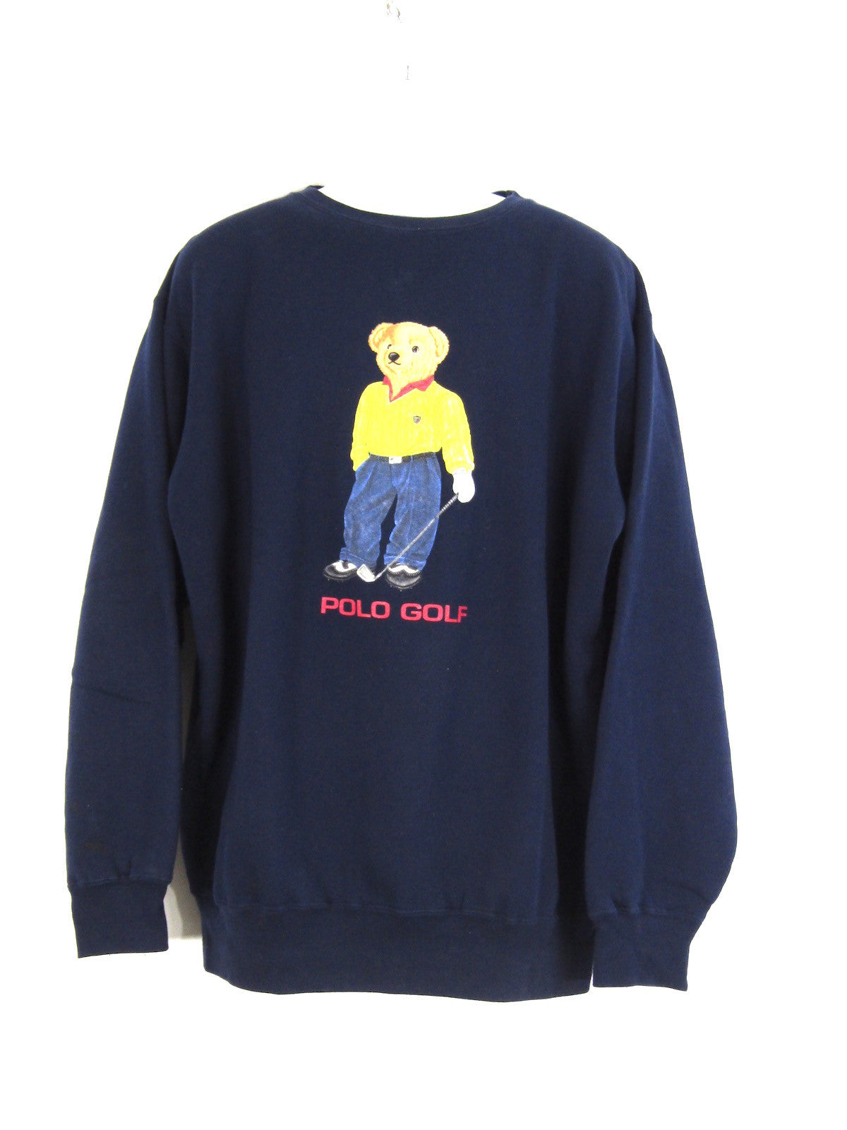 polo teddy bear sweater mens