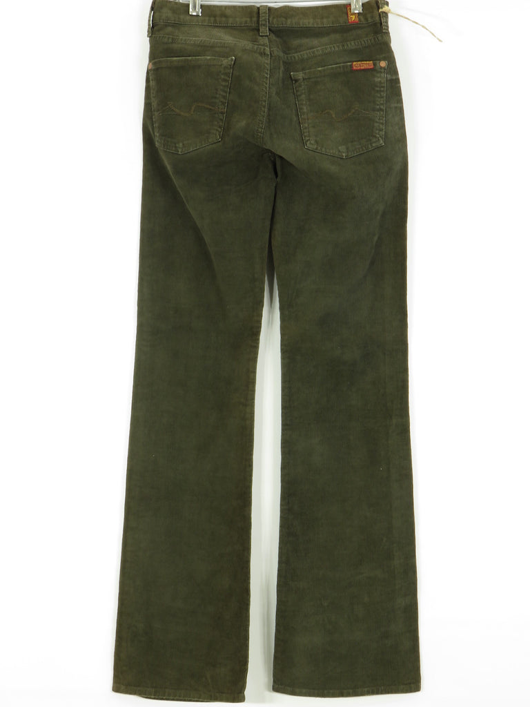 7 for all mankind green jeans