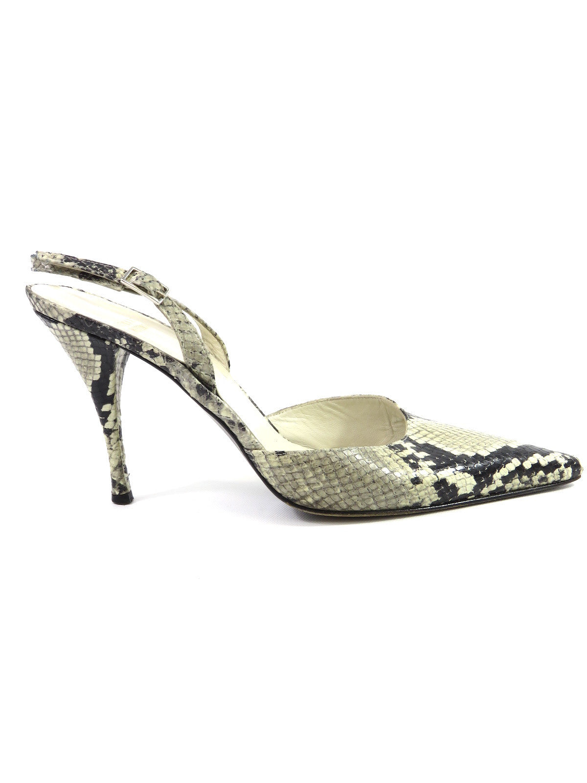 stuart weitzman snakeskin pumps