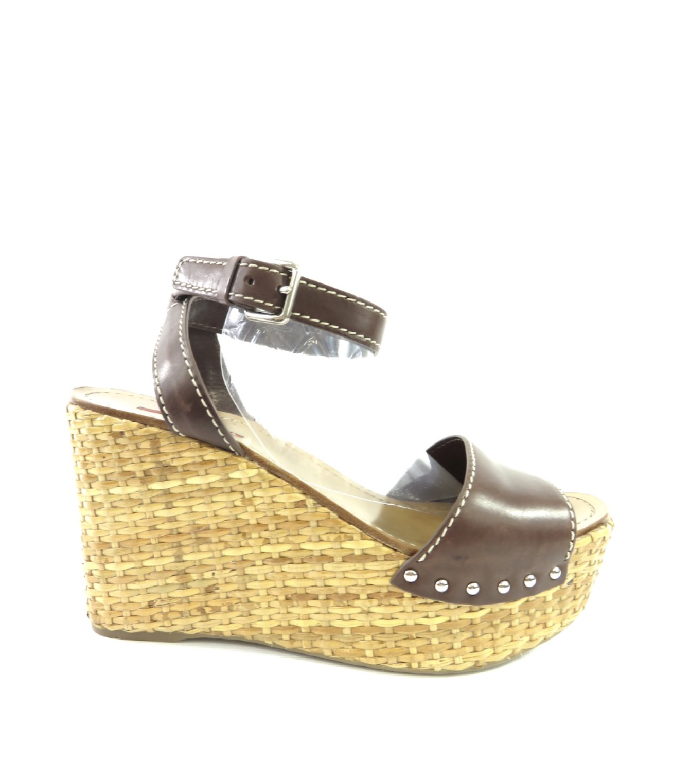 wicker platform sandals