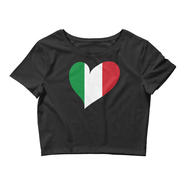 Women's Big Heart Crop Top Poland – Flagfit