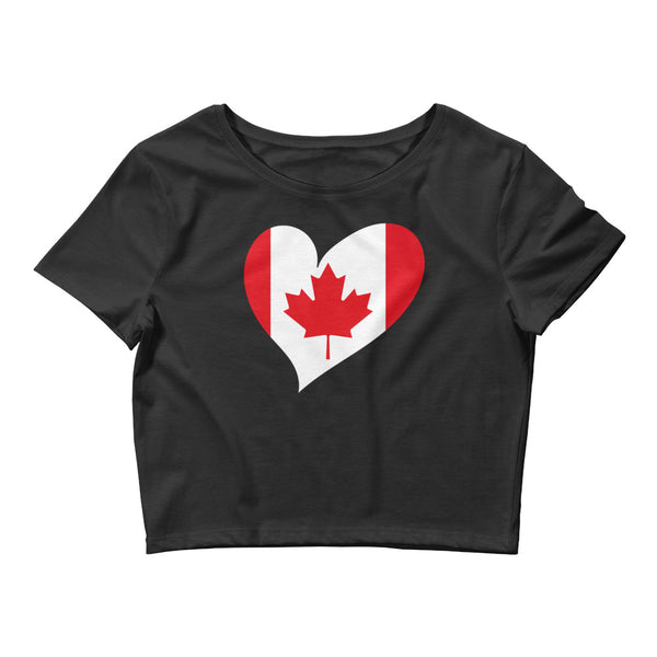 Women's Big Heart Crop Top Poland – Flagfit