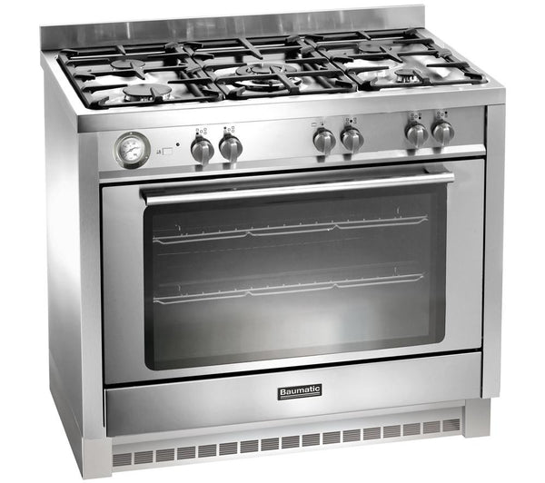 Baumatic Bcg905ss Gas Range Cooker Stainless Steel Safeer Appliances Ltd