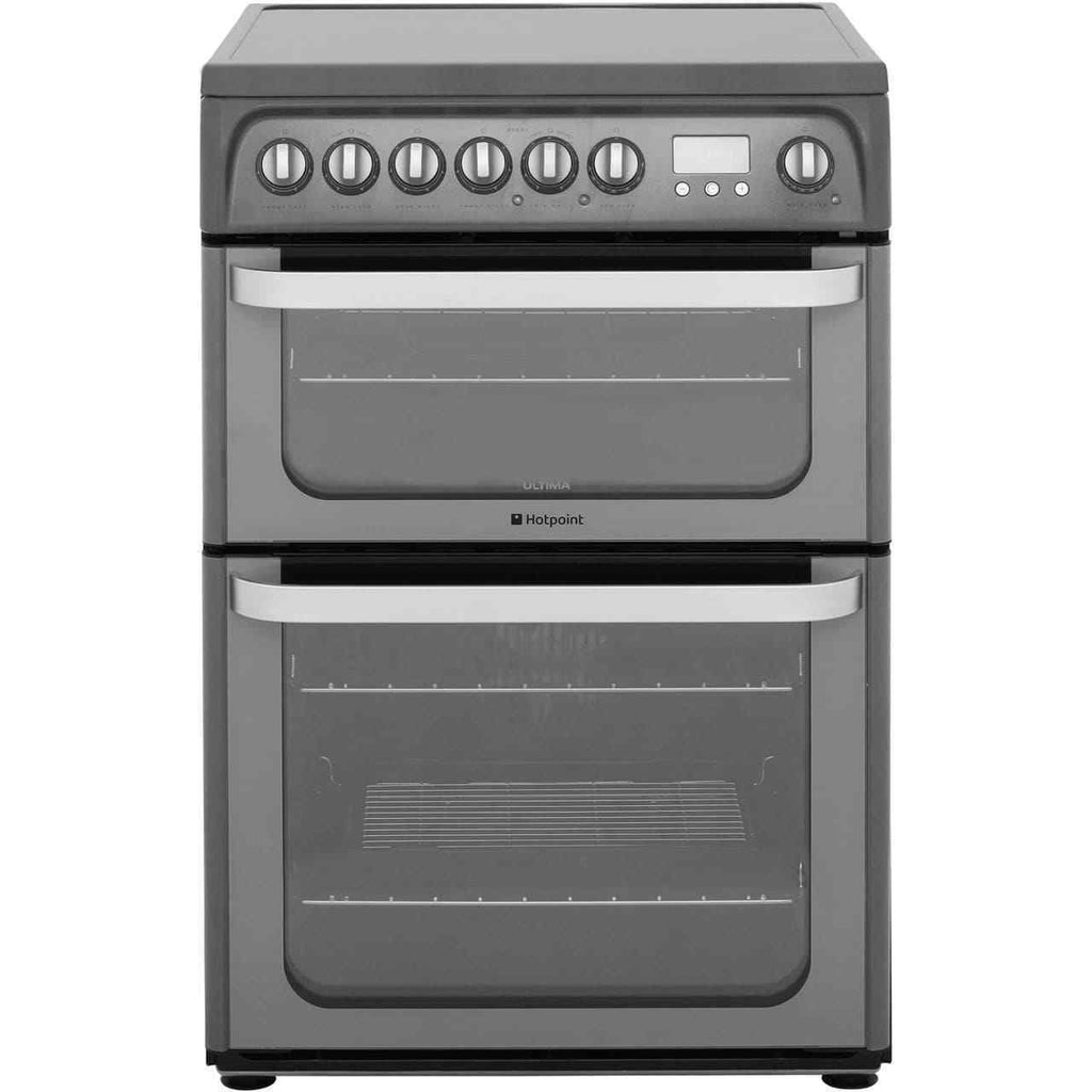 Hotpoint HUE61GS Ultima Free Standing A/A Electric Cooker with Ceramic