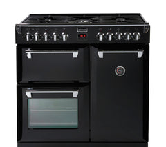 stoves belmont 900dft 90cm dual fuel range cooker