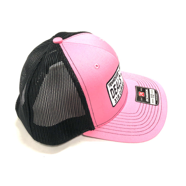 Trucker hat - pink/black