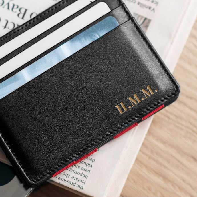 Jaimie Jacobs Geldbörse personalisiert, Gravur, Initialen, Monogramm / wallet with engraving, personalization, customization, initials, monogram