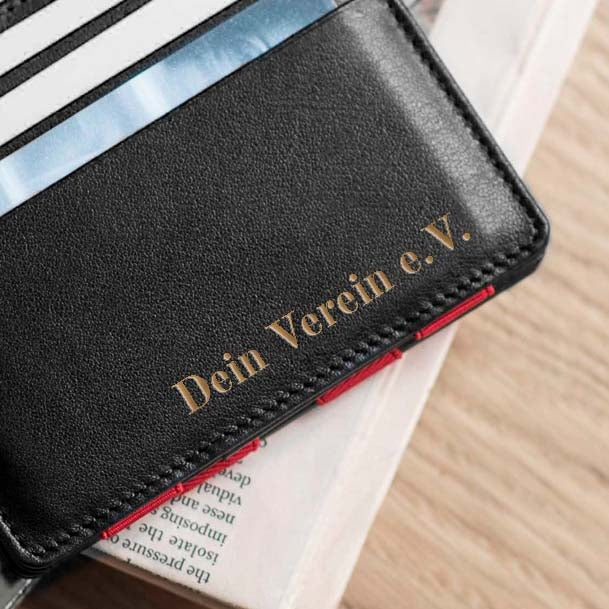 Jaimie Jacobs Geldbörse personalisiert, Gravur, Initialen, Monogramm / wallet with engraving, personalization, customization, initials, monogram