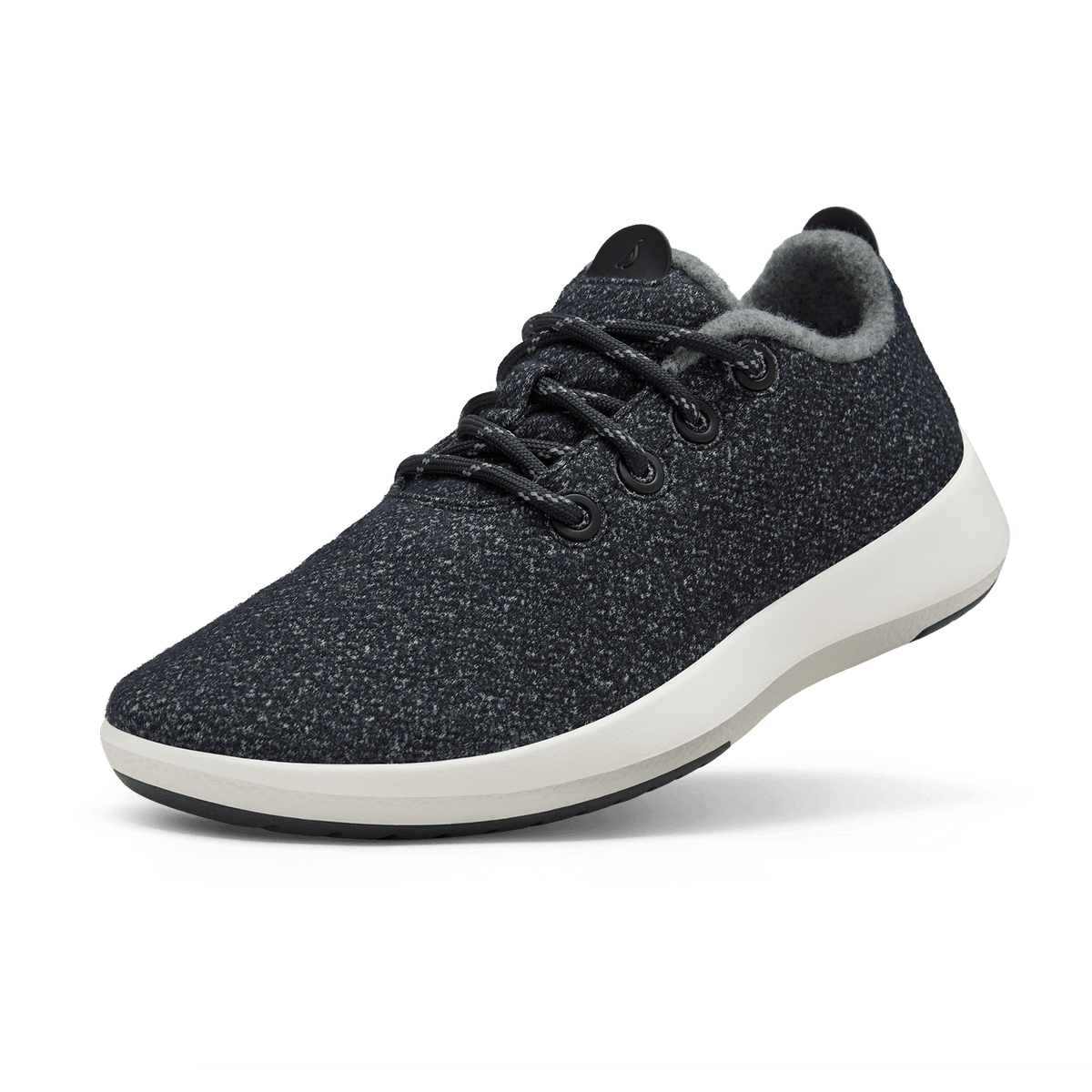 Women's Wool Runner Mizzles - Dark Grey (Natural White Sole)