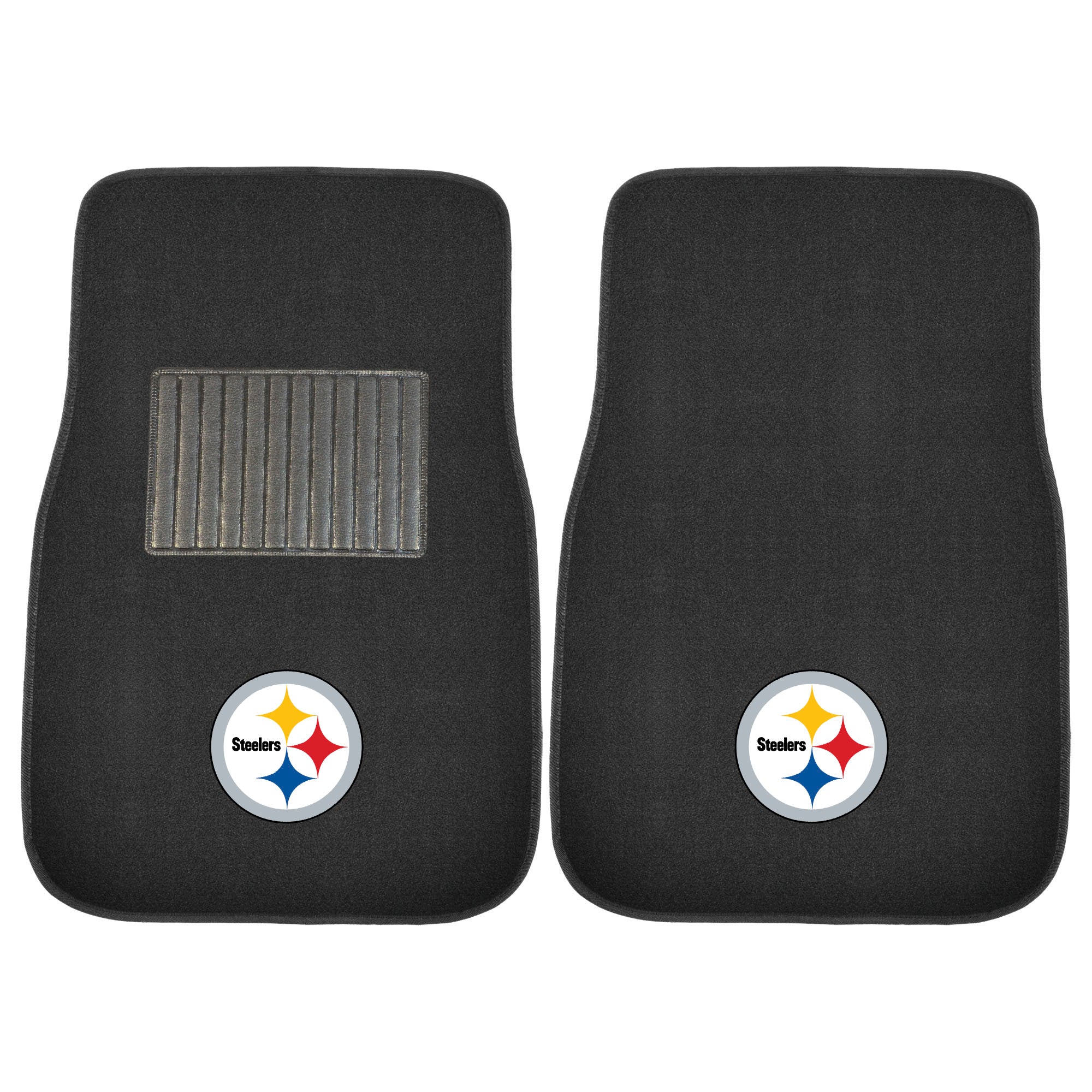 NFL - Pittsburgh Steelers 2-pc Embroidered Car Mat Set