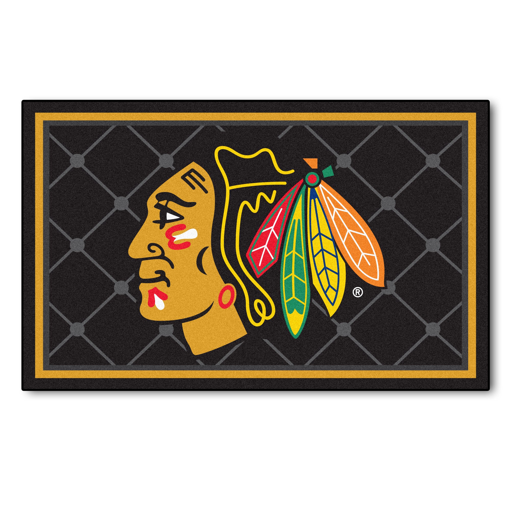 NHL - Chicago Blackhawks 4x6 Rug