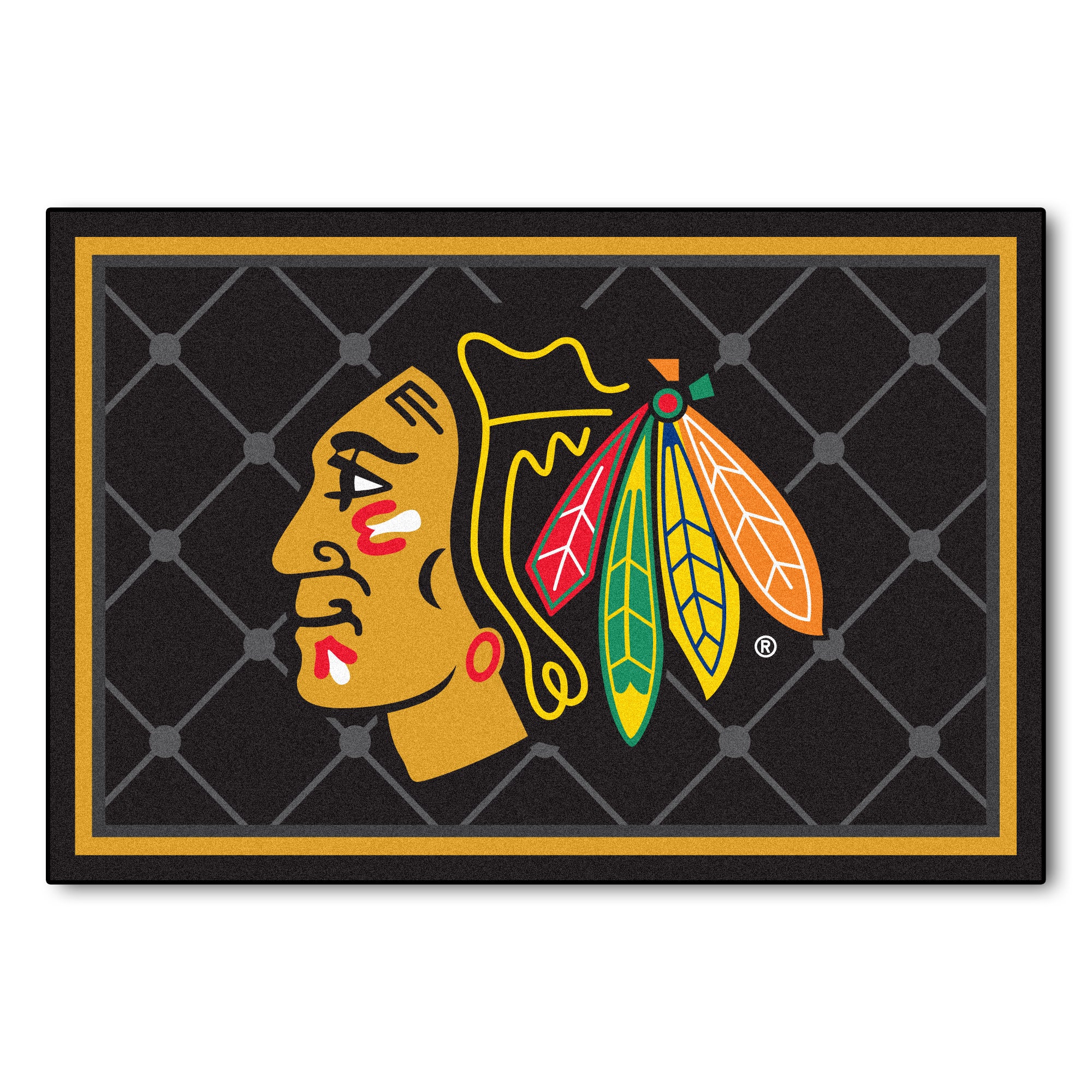 NHL - Chicago Blackhawks 5x8 Rug