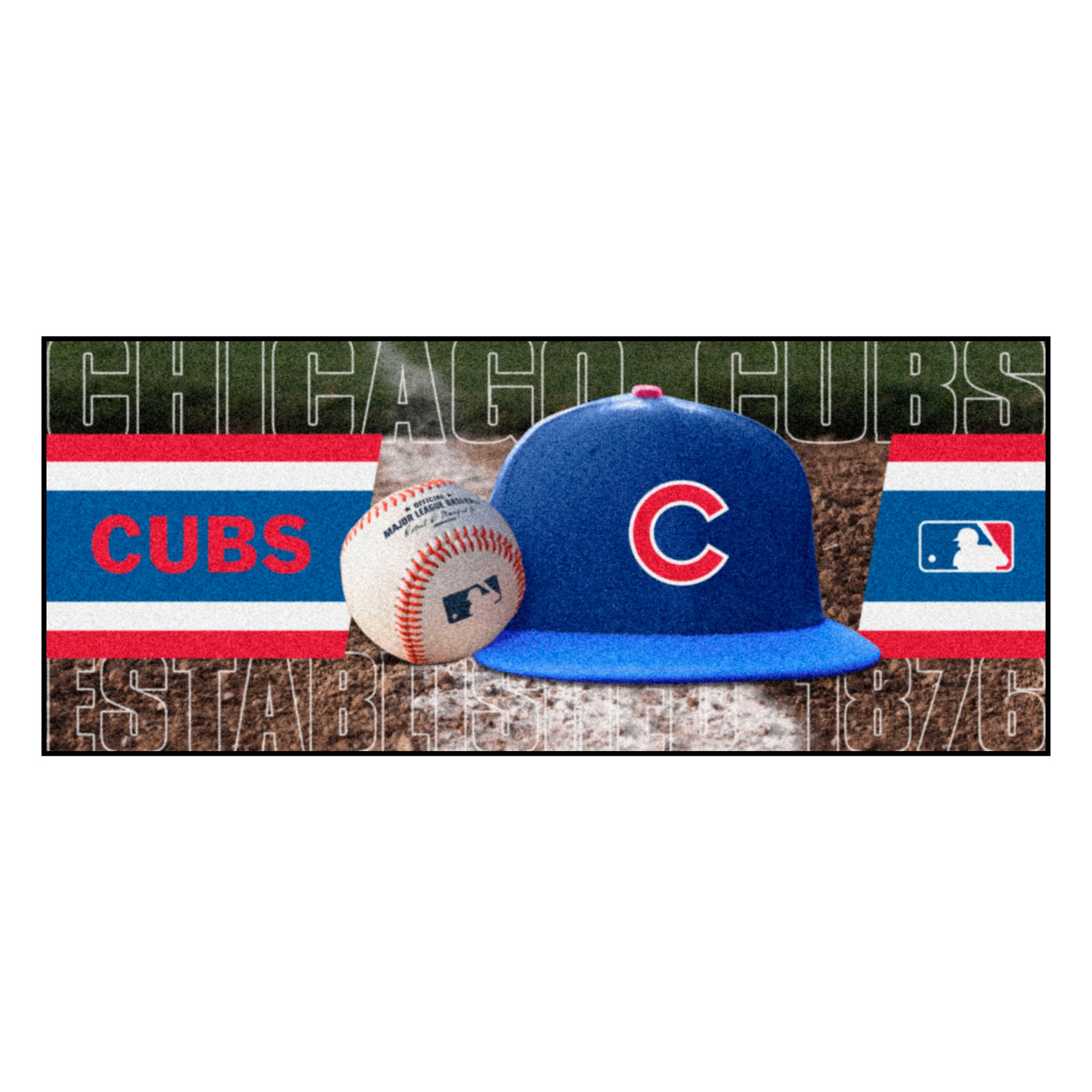 MLB - Chicago Cubs Baseball Runner