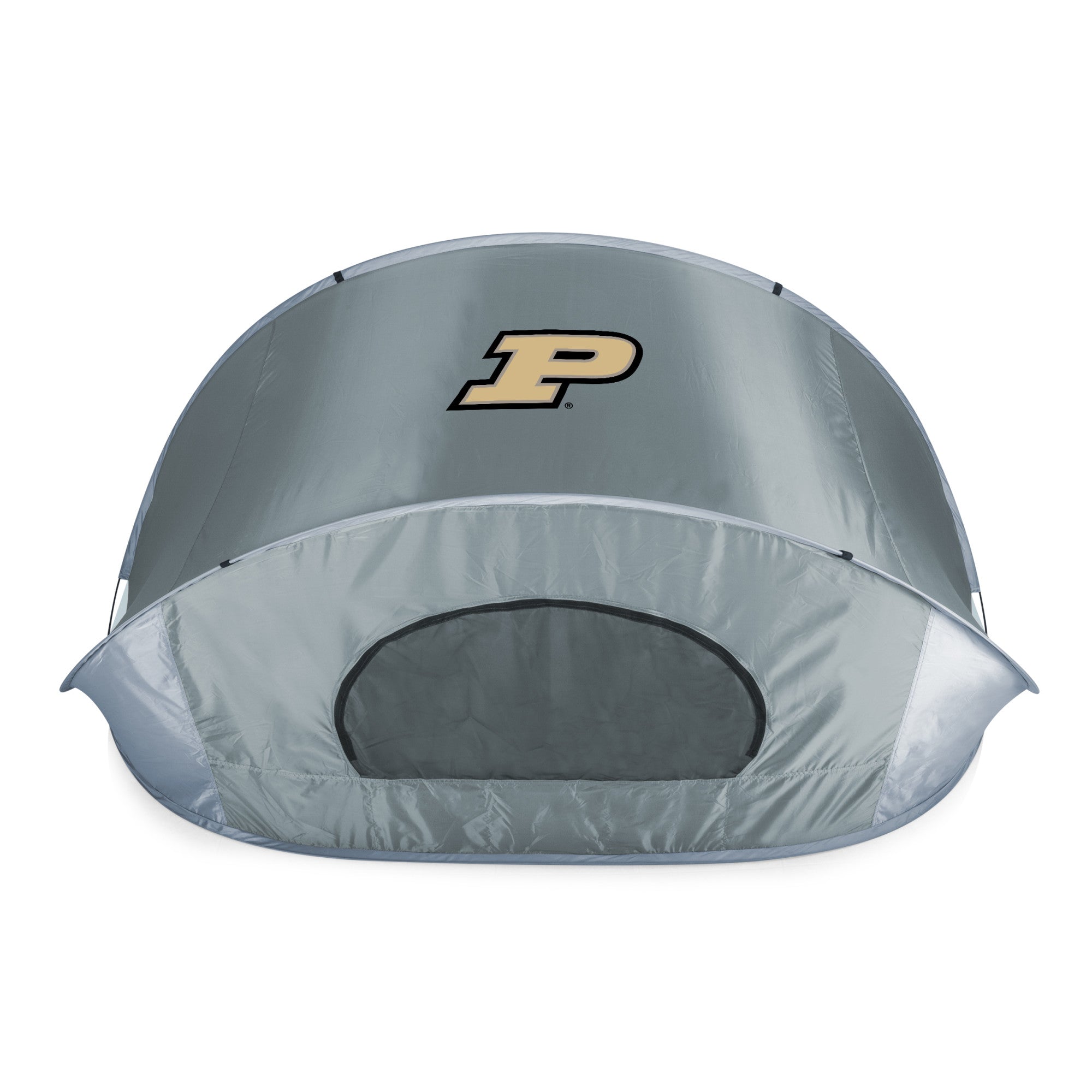Purdue Boilermakers - Manta Portable Beach Tent, (Gray with Black Accents)