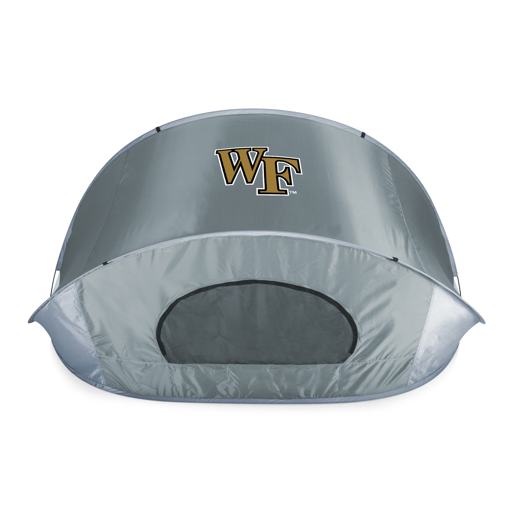 Wake Forest Demon Deacons - Manta Portable Beach Tent, (Gray with Black Accents)
