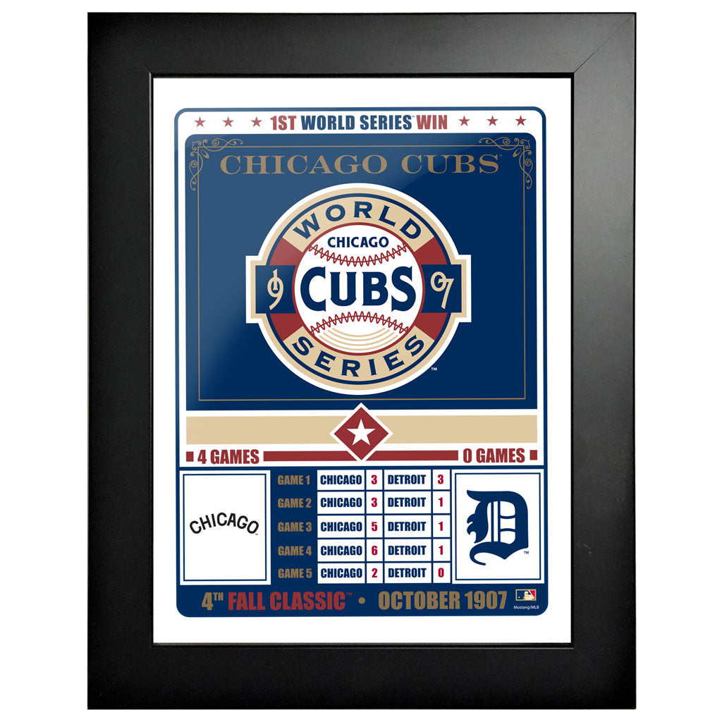 Chicago Cubs 12x16 Fall Classic 1907