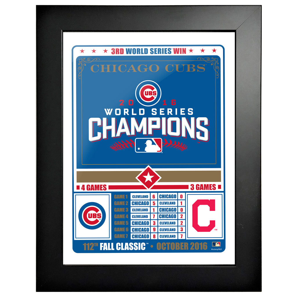 Chicago Cubs 12x16 Fall Classic 2016