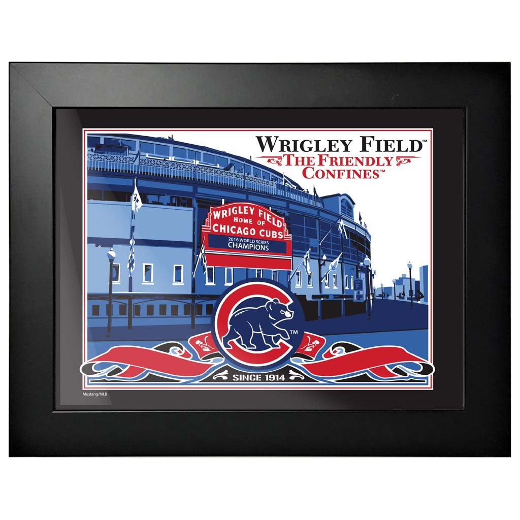 Chicago Cubs 12x16 Ballpark Framed Artwork