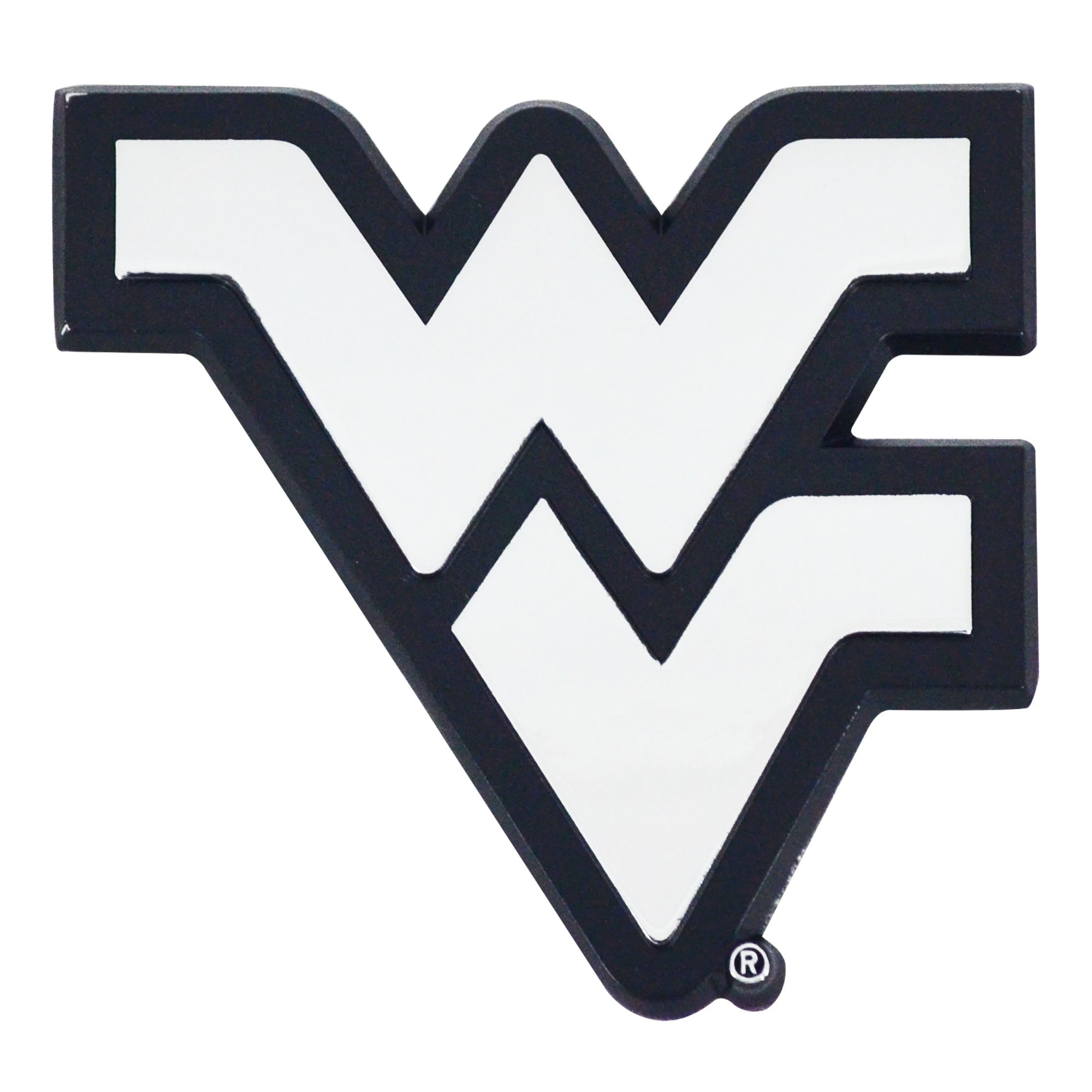 West Virginia University Chrome Emblem