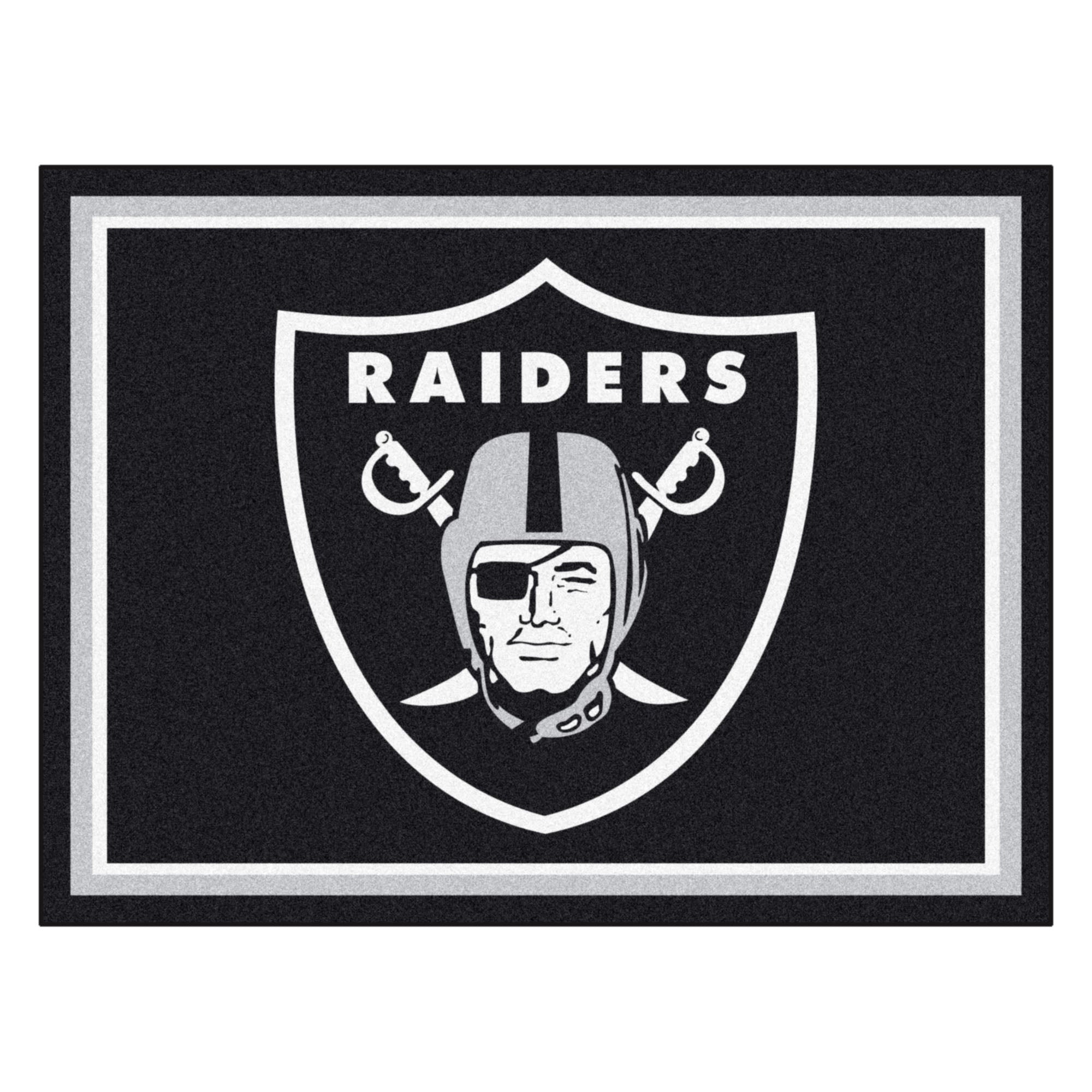 NFL - Las Vegas Raiders 8x10 Rug